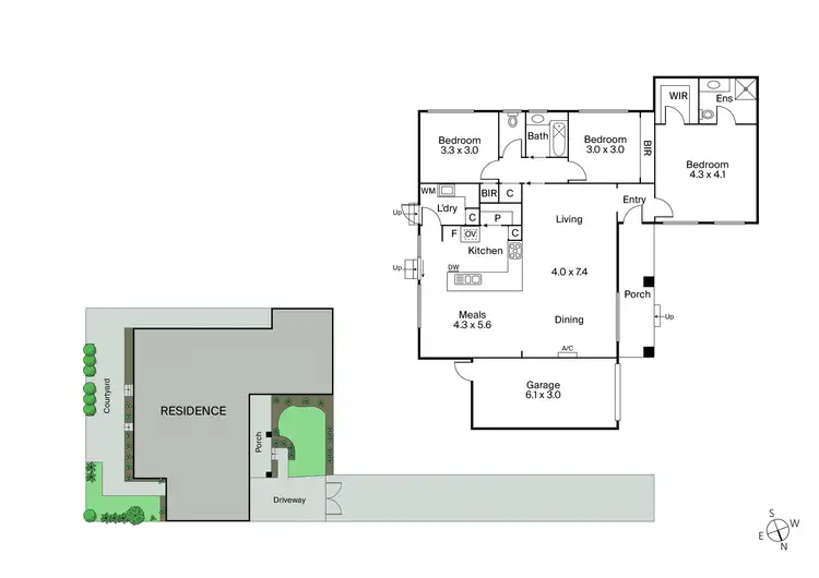 Floorplan of Homely unit listing, 2/46 Hall Street, Mckinnon VIC 3204