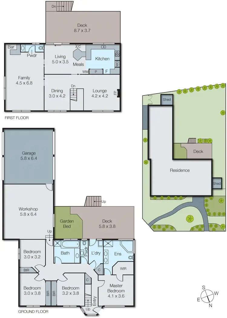 Floorplan of Homely house listing, 20 Cromwell Drive, Rowville VIC 3178
