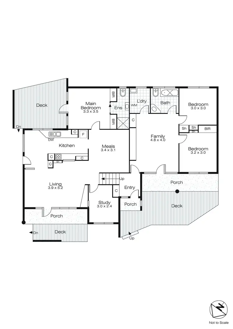 Floorplan of Homely house listing, 25 Landale Avenue, Mount Clear VIC 3350