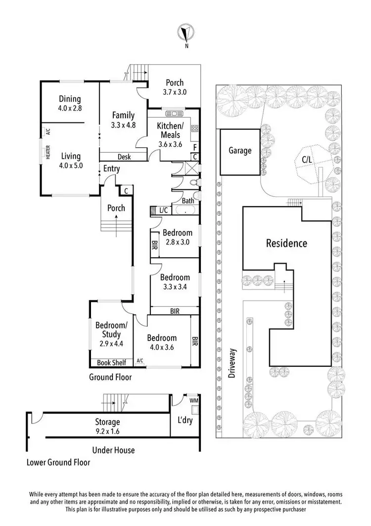 Floorplan of Homely house listing, 29 Charteris Drive, Ivanhoe East VIC 3079