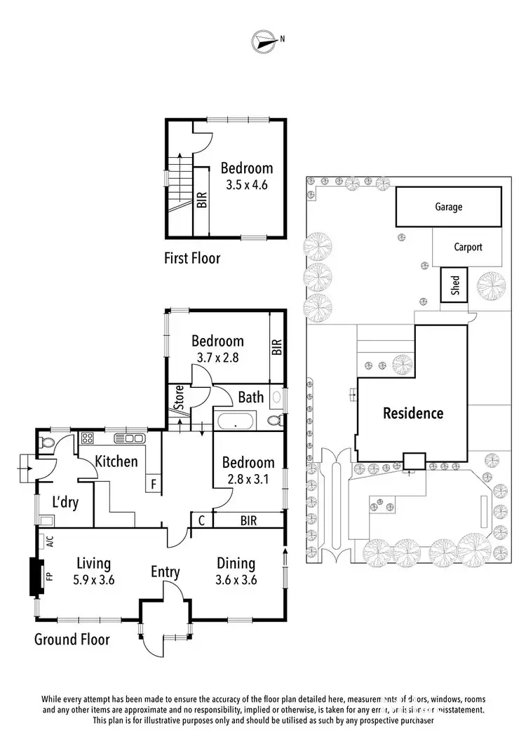 Floorplan of Homely house listing, 69 McEwan Road, Heidelberg Heights VIC 3081