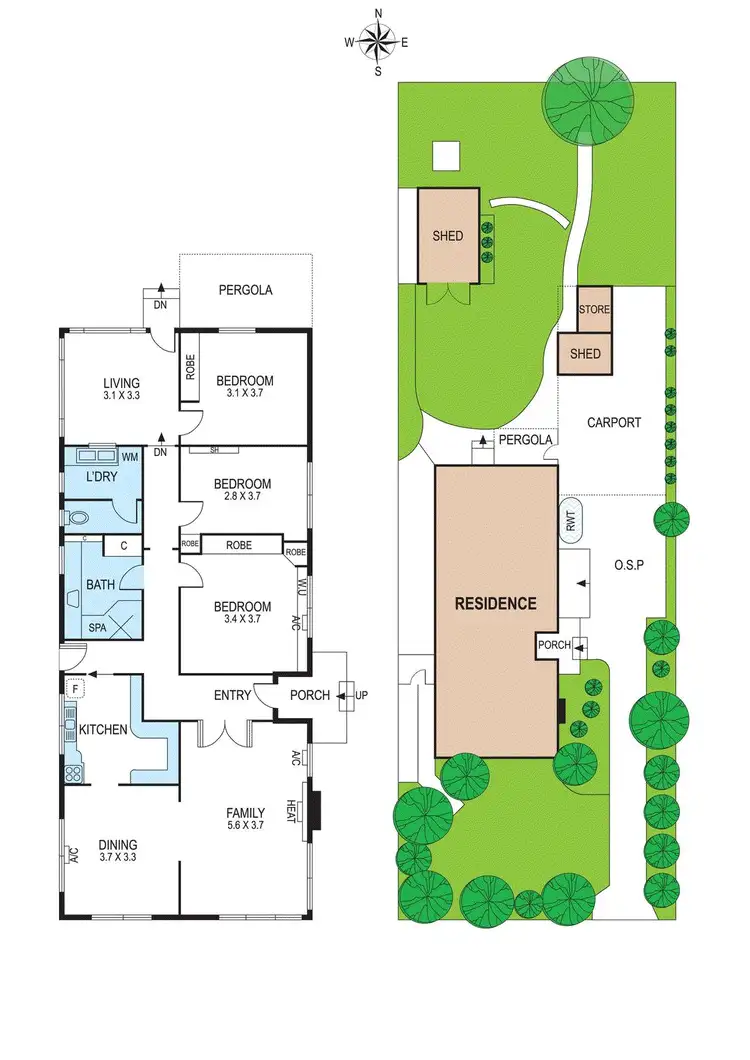 Floorplan of Homely house listing, 27 Renown Street, Bentleigh VIC 3204