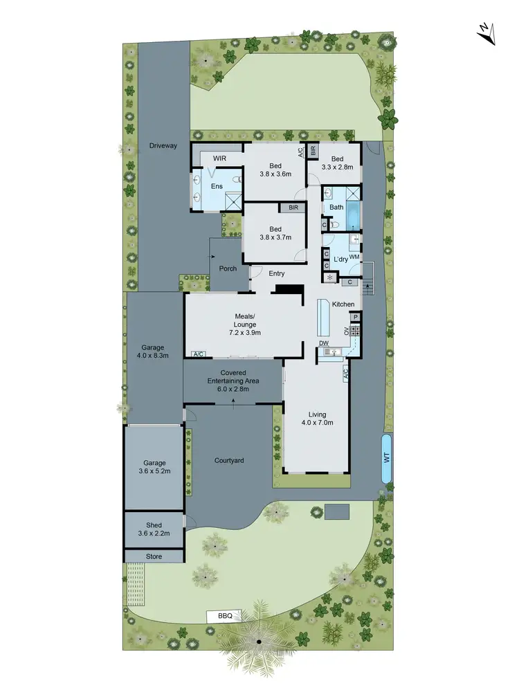 Floorplan of Homely house listing, 13 Highclere Avenue, Mount Waverley VIC 3149