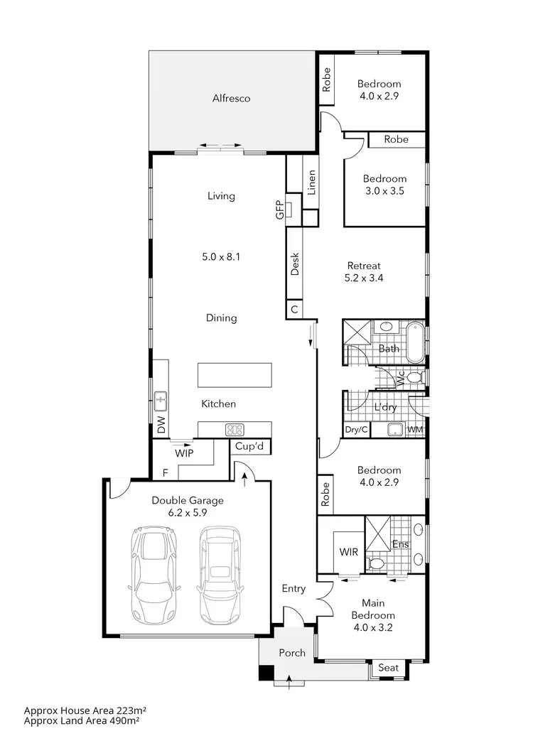 Floorplan of Homely house listing, 31 Karol Street, Alfredton VIC 3350