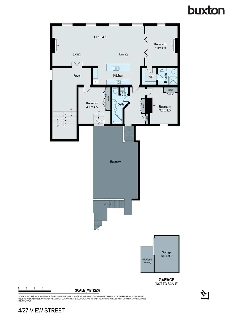 Floorplan of Homely apartment listing, 4/27 View Street, Bendigo VIC 3550