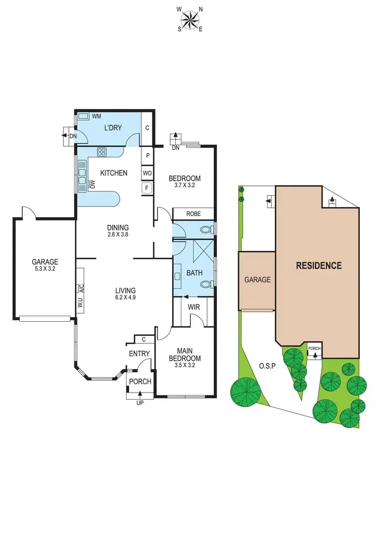 Floorplan of Homely unit listing, 1/15 Elizabeth Crescent, Carnegie VIC 3163
