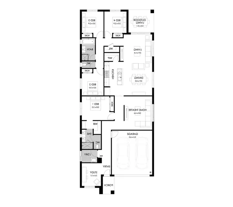 Floorplan of Homely house listing, 225 Glenloch Loop, Gisborne VIC 3437