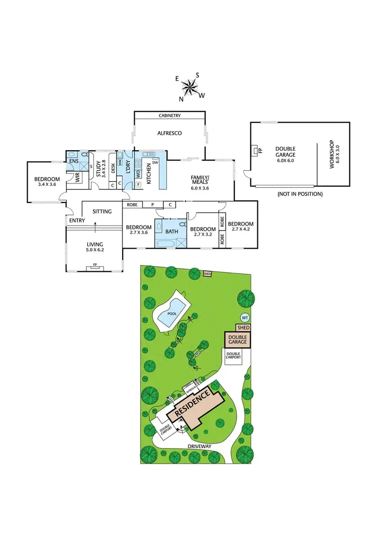 Floorplan of Homely house listing, 142 Allendale Road, Eltham VIC 3095