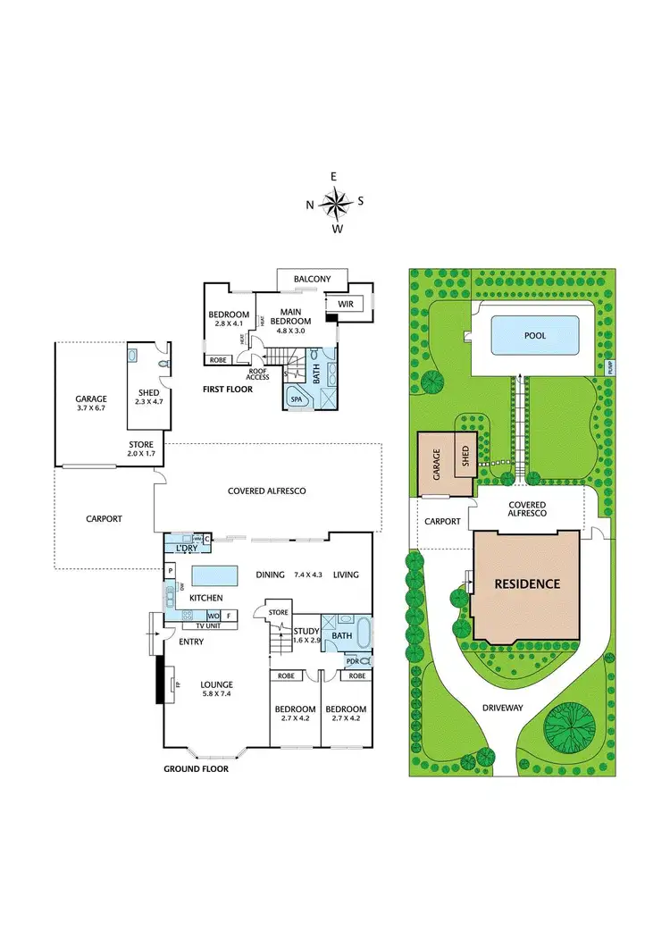 Floorplan of Homely house listing, 10 Brixton Avenue, Eltham North VIC 3095