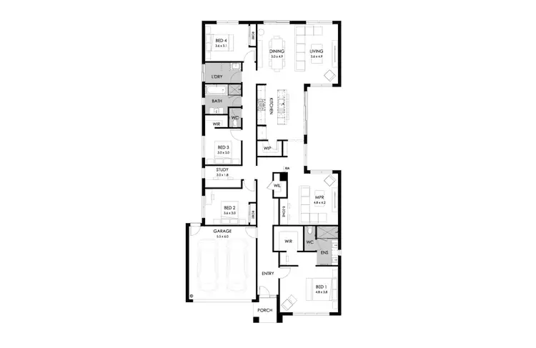 Floorplan of Homely house listing, 226 Glenloch Loop, Gisborne VIC 3437