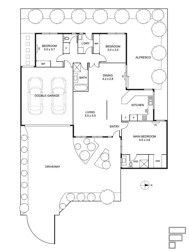 Floorplan of Homely house listing, 31a Tweed Street, Highett VIC 3190