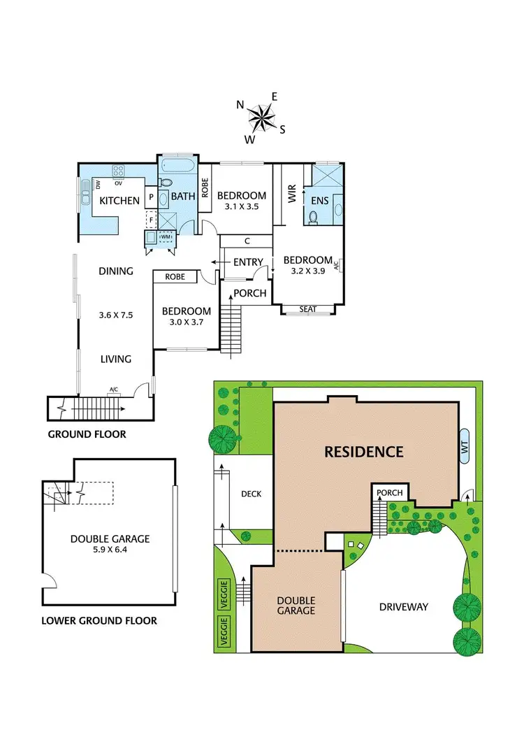 Floorplan of Homely house listing, 2/5 Graeme Avenue, Montmorency VIC 3094