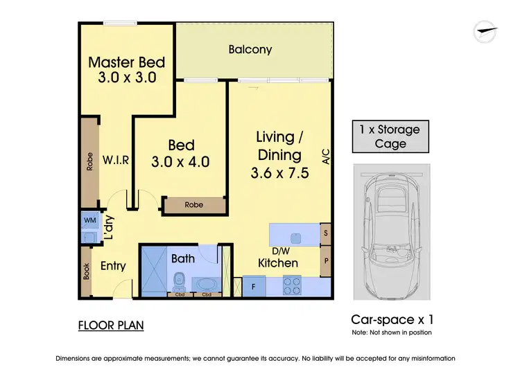 Floorplan of Homely apartment listing, 802/20 Hepburn Road, Doncaster VIC 3108