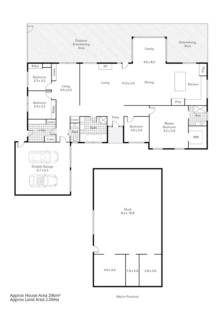 Floorplan of Homely house listing, 42 Kirkwood Drive, Smythes Creek VIC 3351