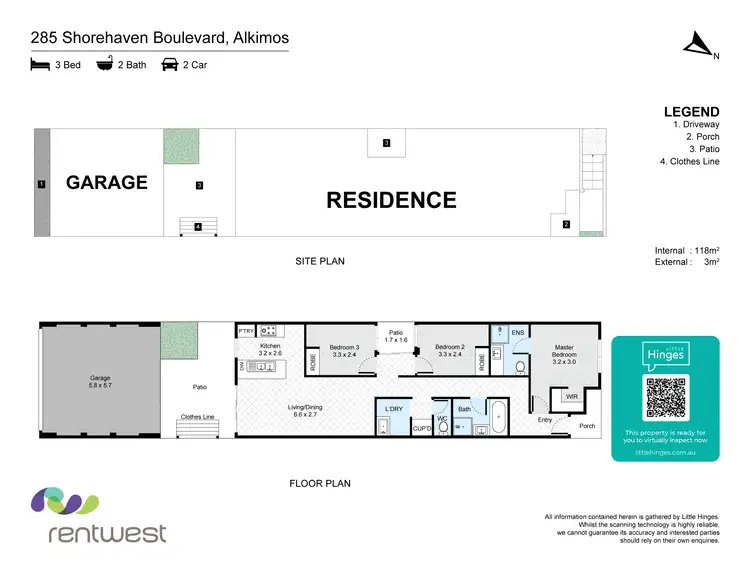 Floorplan of Homely house listing, 285 Shorehaven Boulevard, Alkimos WA 6038