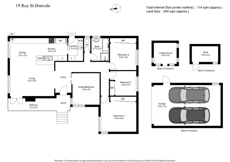 Floorplan of Homely house listing, 19 Roy Street, Donvale VIC 3111