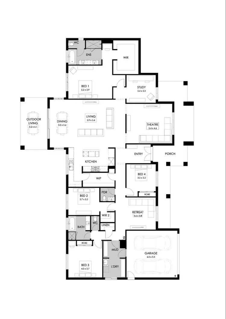 Floorplan of Homely house listing, 217 Glenloch Loop, Gisborne VIC 3437