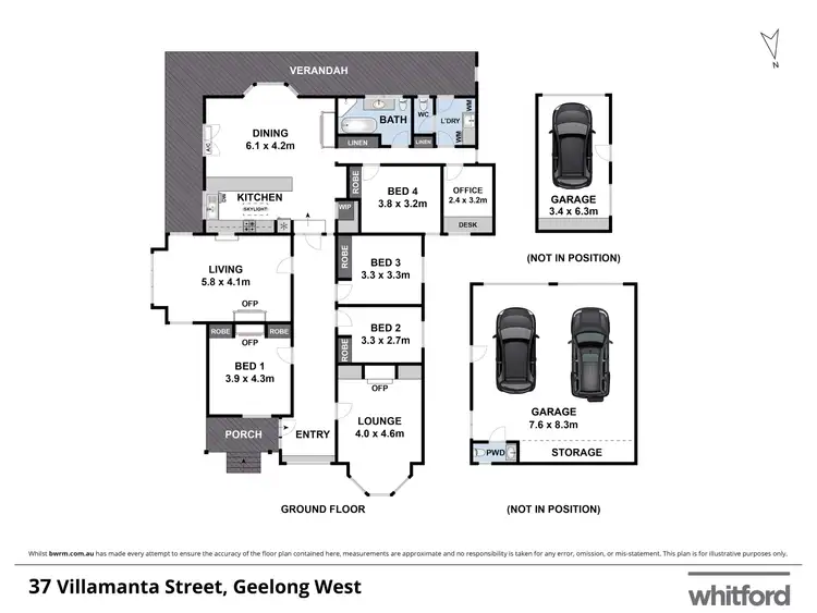 Floorplan of Homely house listing, 37 Villamanta Street, Geelong West VIC 3218