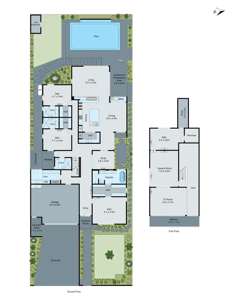 Floorplan of Homely house listing, 15 Wright Street, Bentleigh VIC 3204