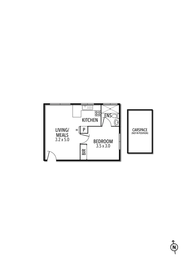 Floorplan of Homely apartment listing, 10/11 Aberdeen Street, Brunswick VIC 3056