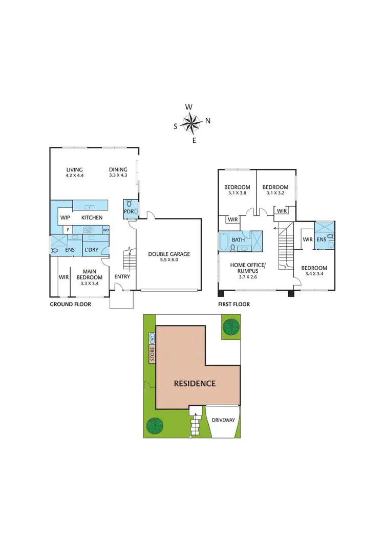 Floorplan of Homely house listing, 125 Ellesmere Parade, Rosanna VIC 3084