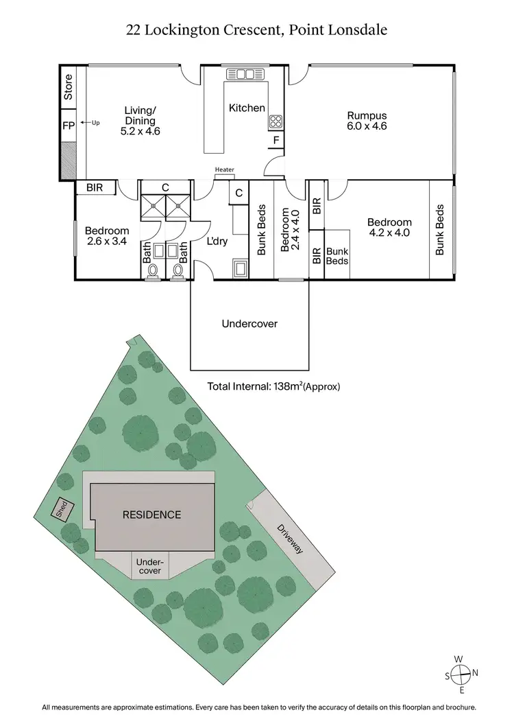 Floorplan of Homely house listing, 22 Lockington Crescent, Point Lonsdale VIC 3225
