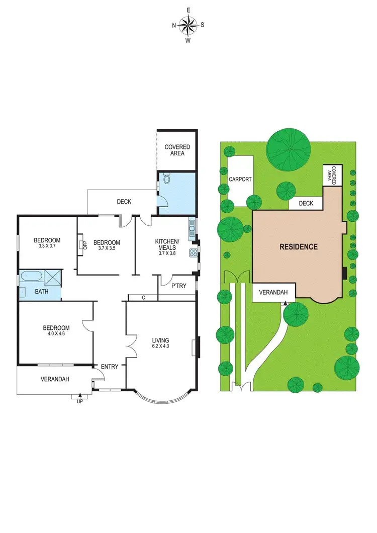 Floorplan of Homely house listing, 184 Murrumbeena Road, Murrumbeena VIC 3163