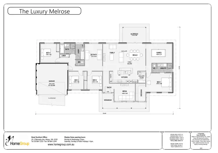 Floorplan of Homely house listing, 77 Hams Road, Waurn Ponds VIC 3216