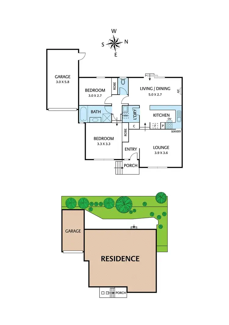 Floorplan of Homely unit listing, 4/38 Clyde Street, Diamond Creek VIC 3089