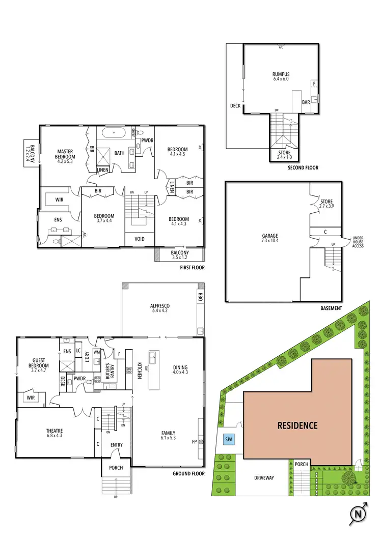 Floorplan of Homely house listing, 7 Riverbank Drive, Maribyrnong VIC 3032