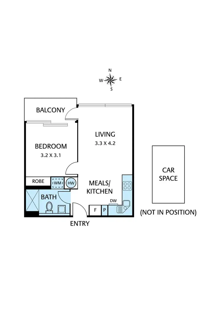 Floorplan of Homely apartment listing, 203/8 Copernicus Crescent, Bundoora VIC 3083