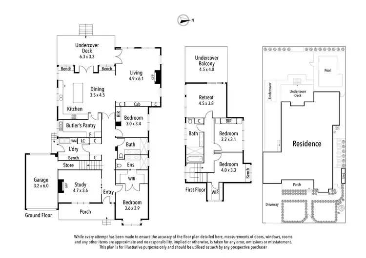 Floorplan of Homely house listing, 5 Vivian Street, Ivanhoe VIC 3079