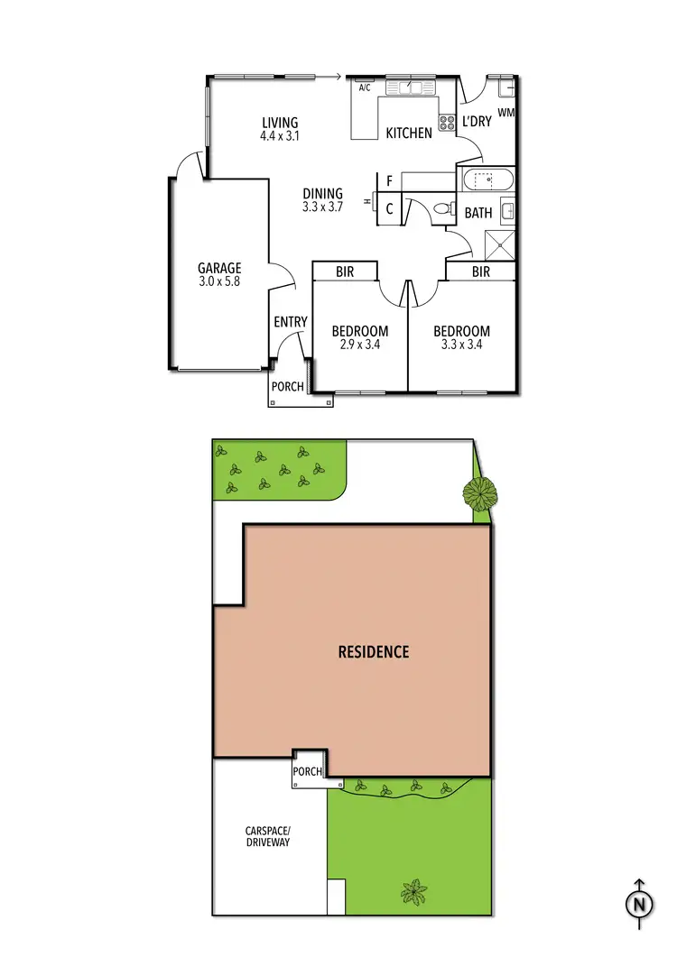 Floorplan of Homely villa listing, 2/26 Tyler Street, Preston VIC 3072