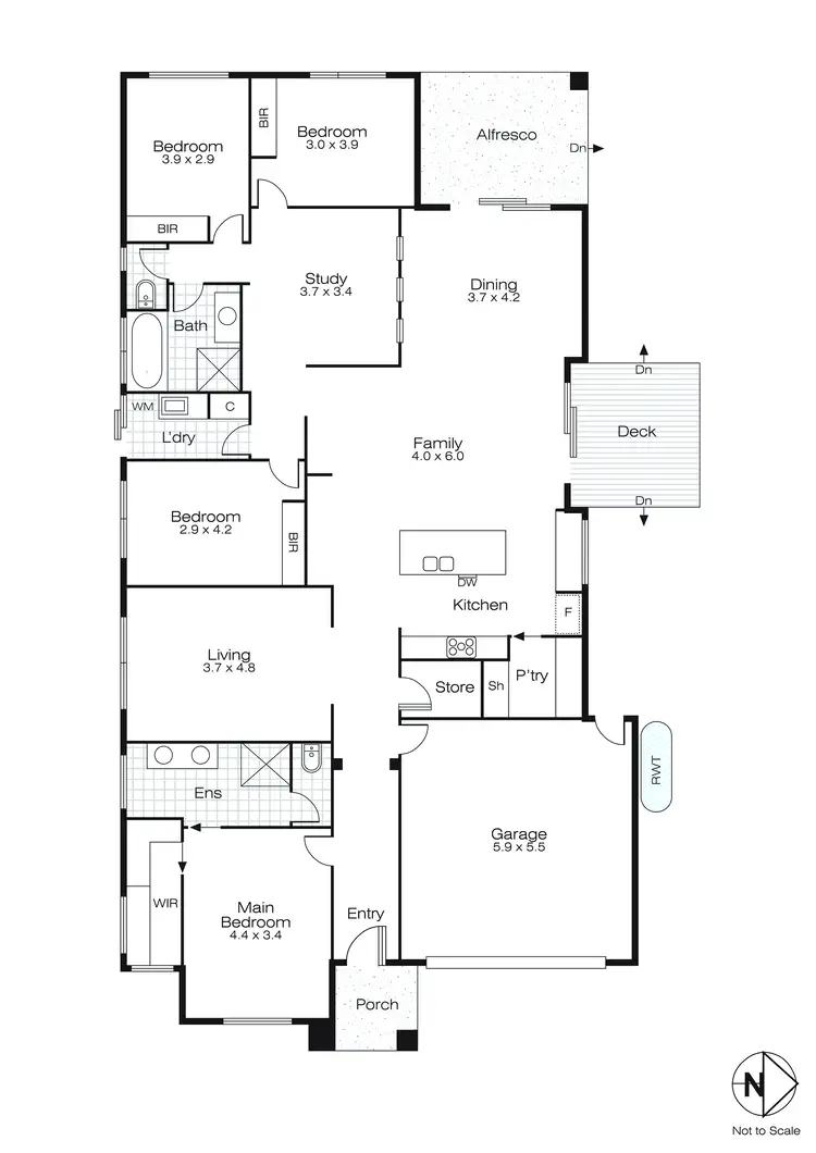 Floorplan of Homely house listing, 3 Lorensini Road, Lucas VIC 3350