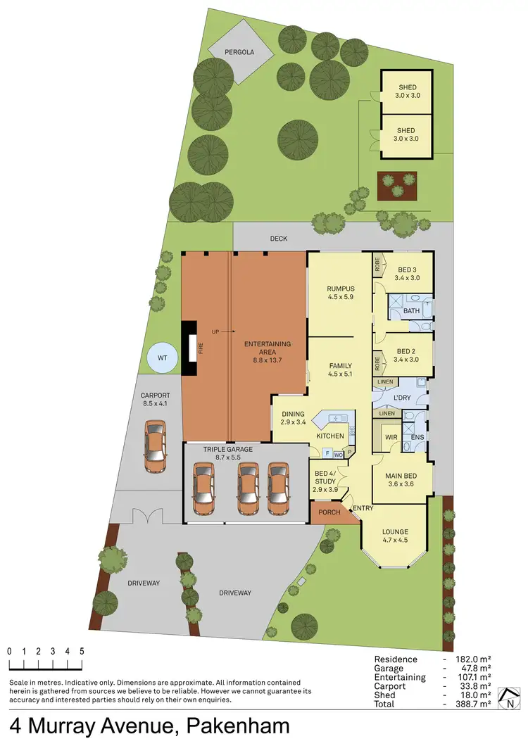 Floorplan of Homely house listing, 4 Murray Avenue, Pakenham VIC 3810