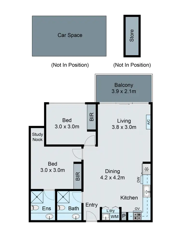 Floorplan of Homely apartment listing, 211/16 Etna Street, Glen Huntly VIC 3163