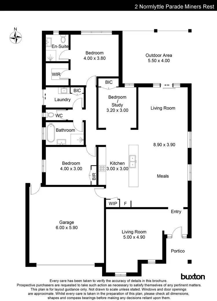 Floorplan of Homely house listing, 2 Normlyttle Parade, Miners Rest VIC 3352