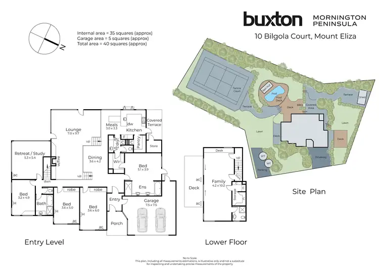 Floorplan of Homely house listing, 10 Bilgola Court, Mount Eliza VIC 3930