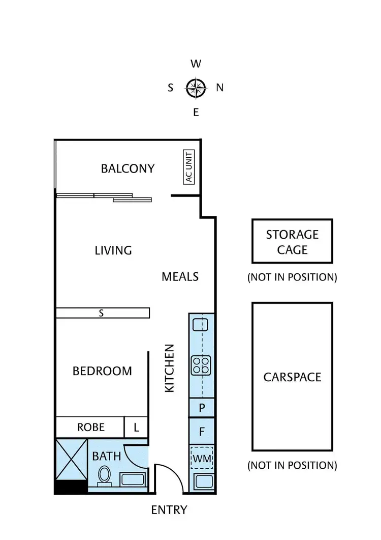 Floorplan of Homely studio listing, g11/33-35 Arden Street, North Melbourne VIC 3051