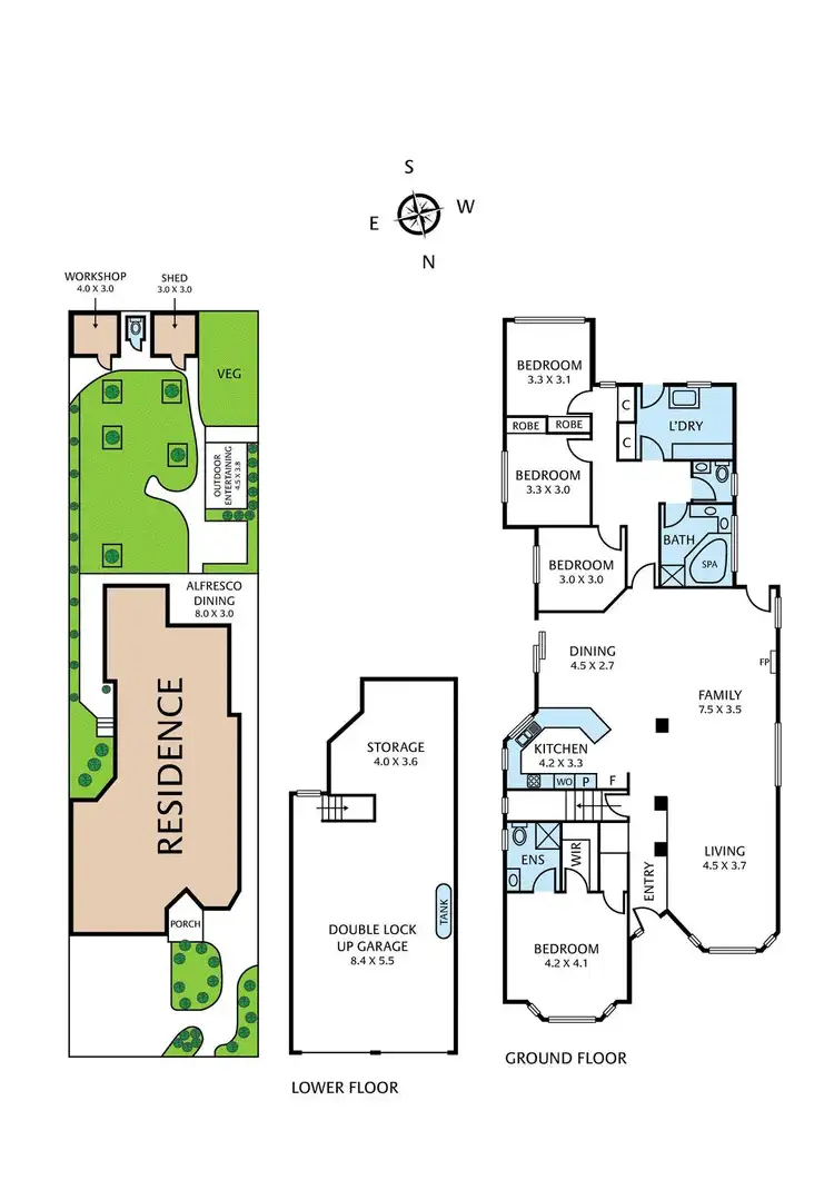 Floorplan of Homely house listing, 5 Collingwood Road, Newport VIC 3015
