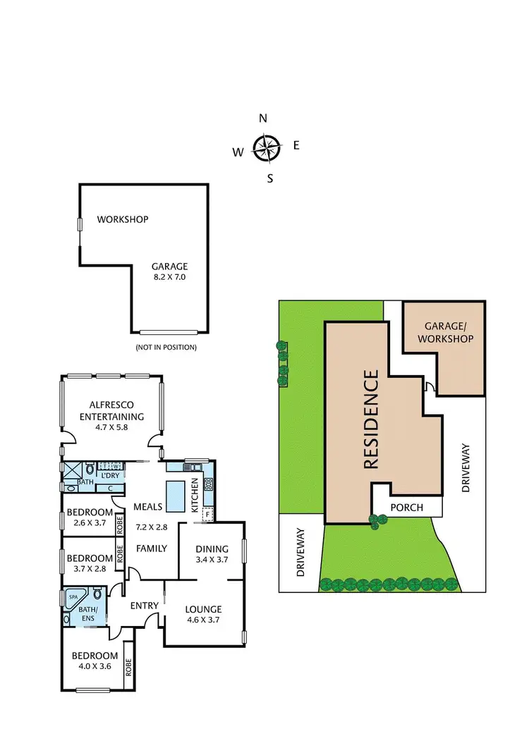 Floorplan of Homely house listing, 24 Castle Street, Williamstown VIC 3016