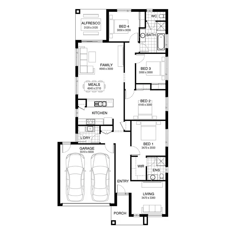 Floorplan of Homely house listing, 2003 Blackbuck Road, Wollert VIC 3750