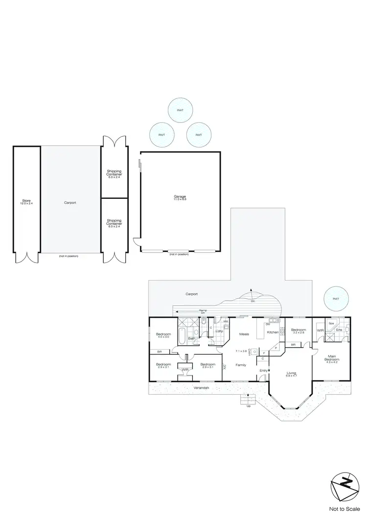 Floorplan of Homely house listing, 83 Haddon-Preston Hill Road, Haddon VIC 3351