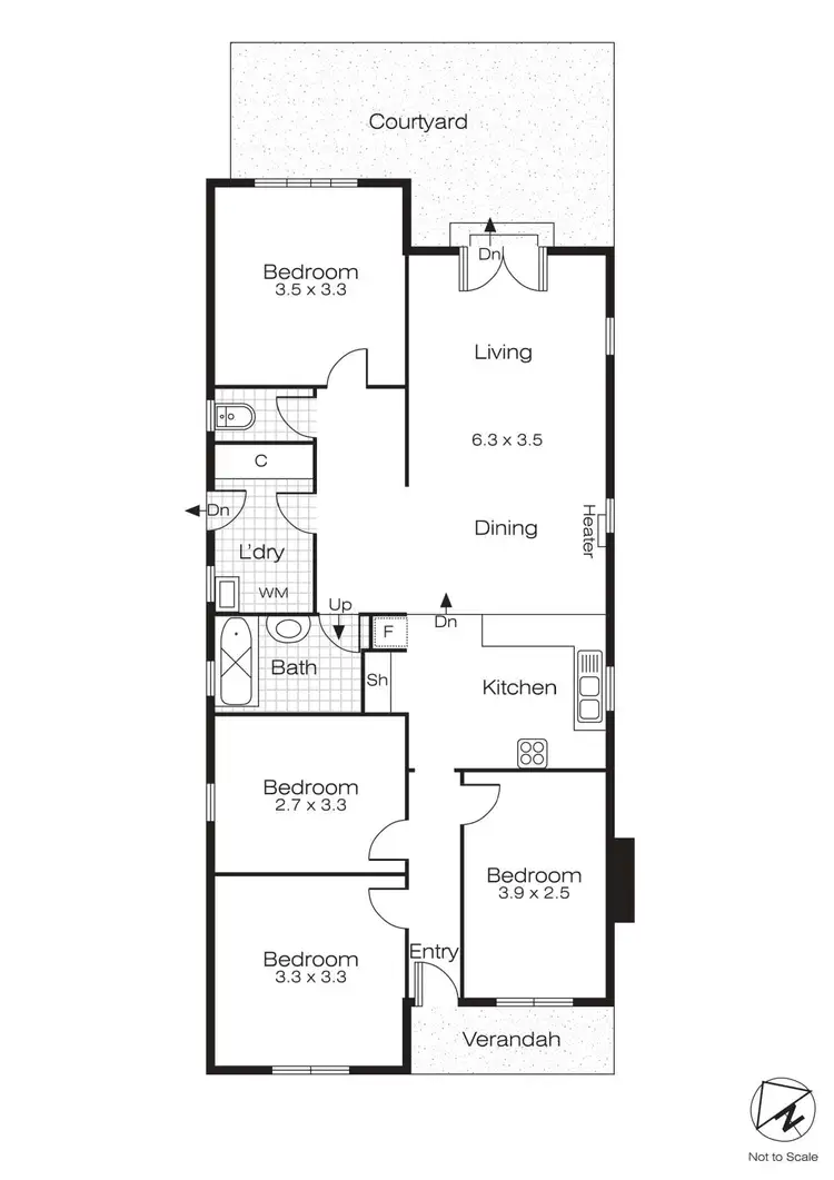 Floorplan of Homely house listing, 113 Grant Street, Golden Point VIC 3350
