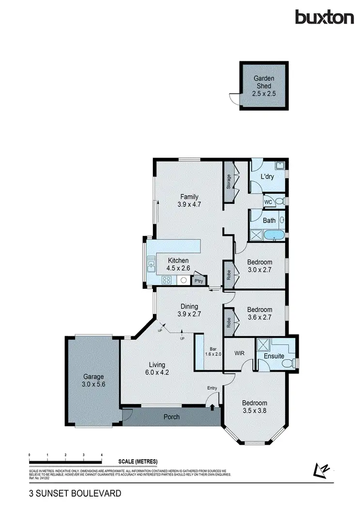 Floorplan of Homely house listing, 3 Sunset Boulevard, Spring Gully VIC 3550