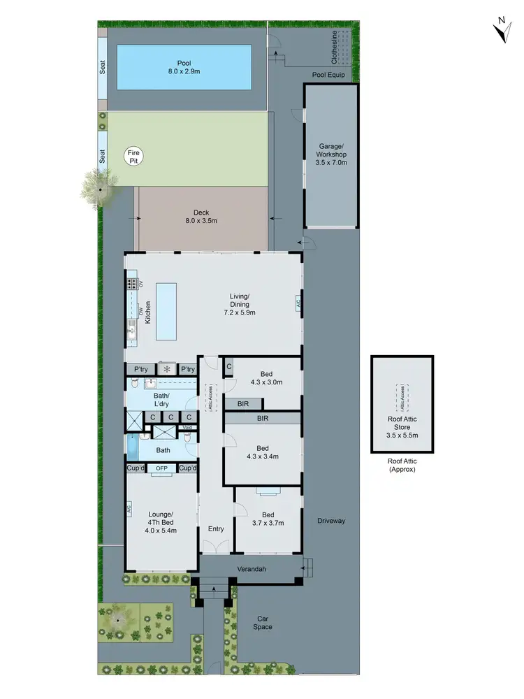 Floorplan of Homely house listing, 12 Taylor Street, Oakleigh VIC 3166