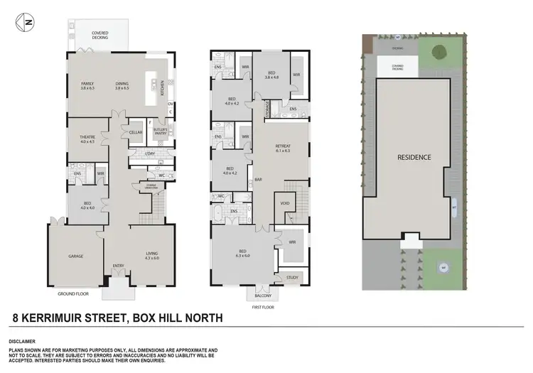 Floorplan of Homely house listing, 8 Kerrimuir Street, Box Hill North VIC 3129