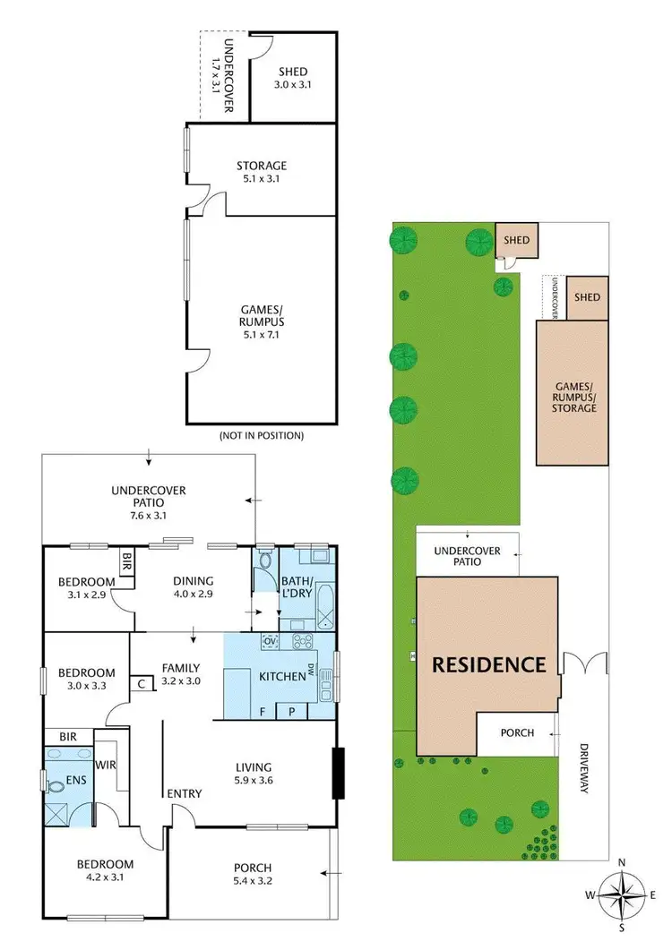 Floorplan of Homely house listing, 15 Linnet Street, Altona VIC 3018