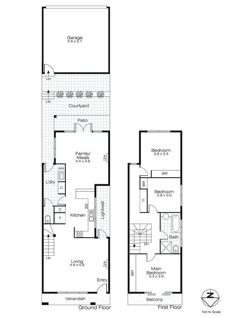 Floorplan of Homely house listing, 9A Webster Street, Ballarat Central VIC 3350