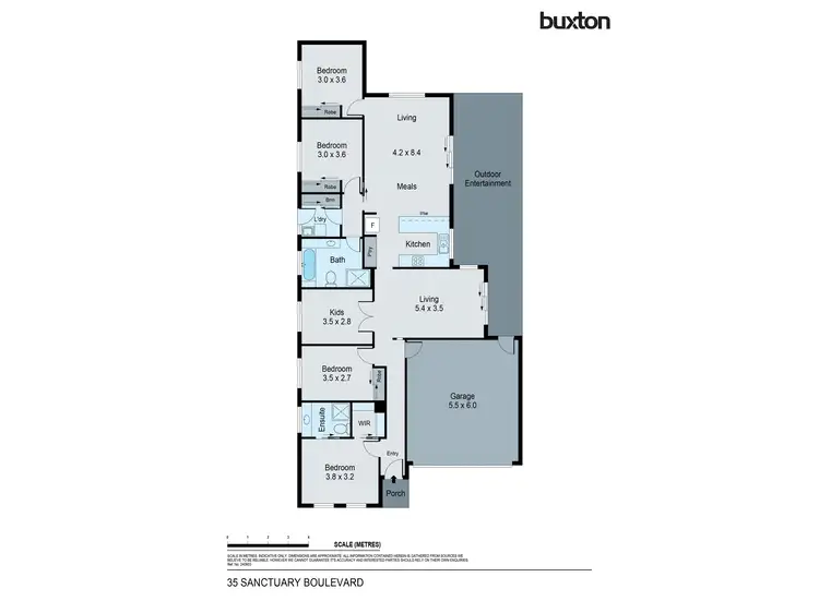 Floorplan of Homely house listing, 35 Sanctuary Boulevard, Maiden Gully VIC 3551